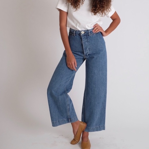 Jesse Kamm Denim - Jesse Kamm Sailor Pant Cowboy Blue Designer Japanese Denim